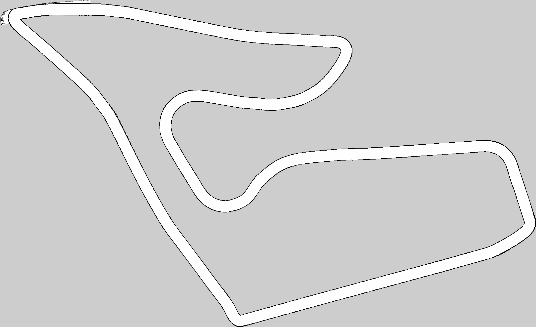 Completed SLAM map after a full lap